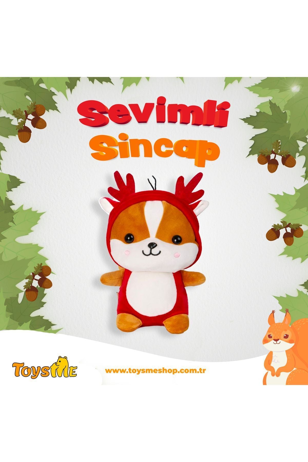 Sevimli Sincap Peluş Oyuncak - Doğal ve Sevimli Bir Arkadaş