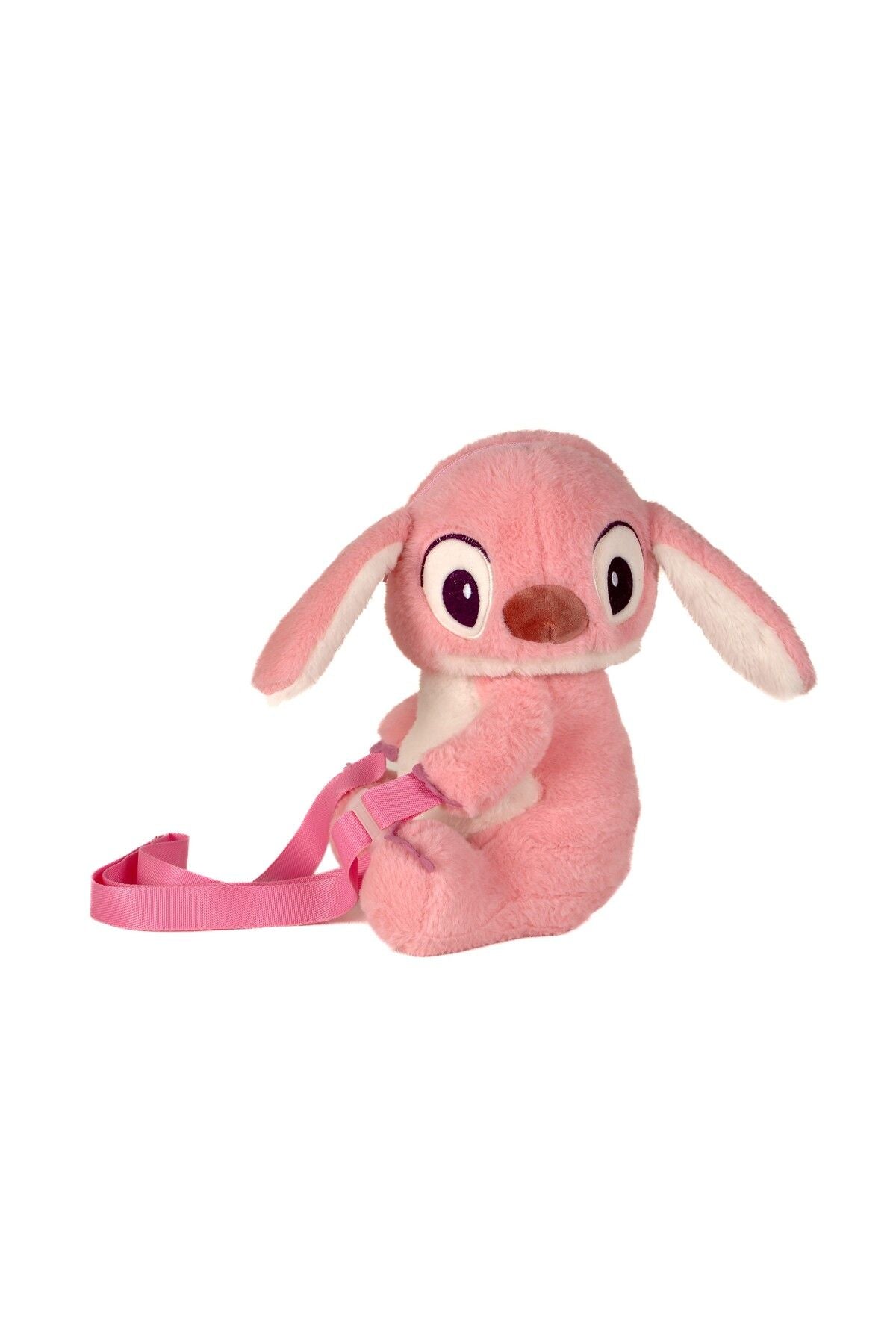 Stitch Peluş Omuz Çantası - Sevimli Pembe Tasarım