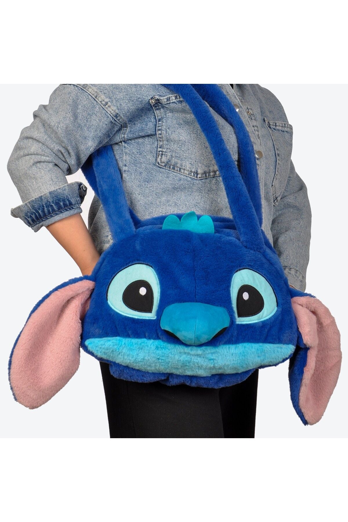 Stitch Peluş Çanta | 40 cm Omuz Çantası | Genç Kızlar İçin Trend Aksesuar
