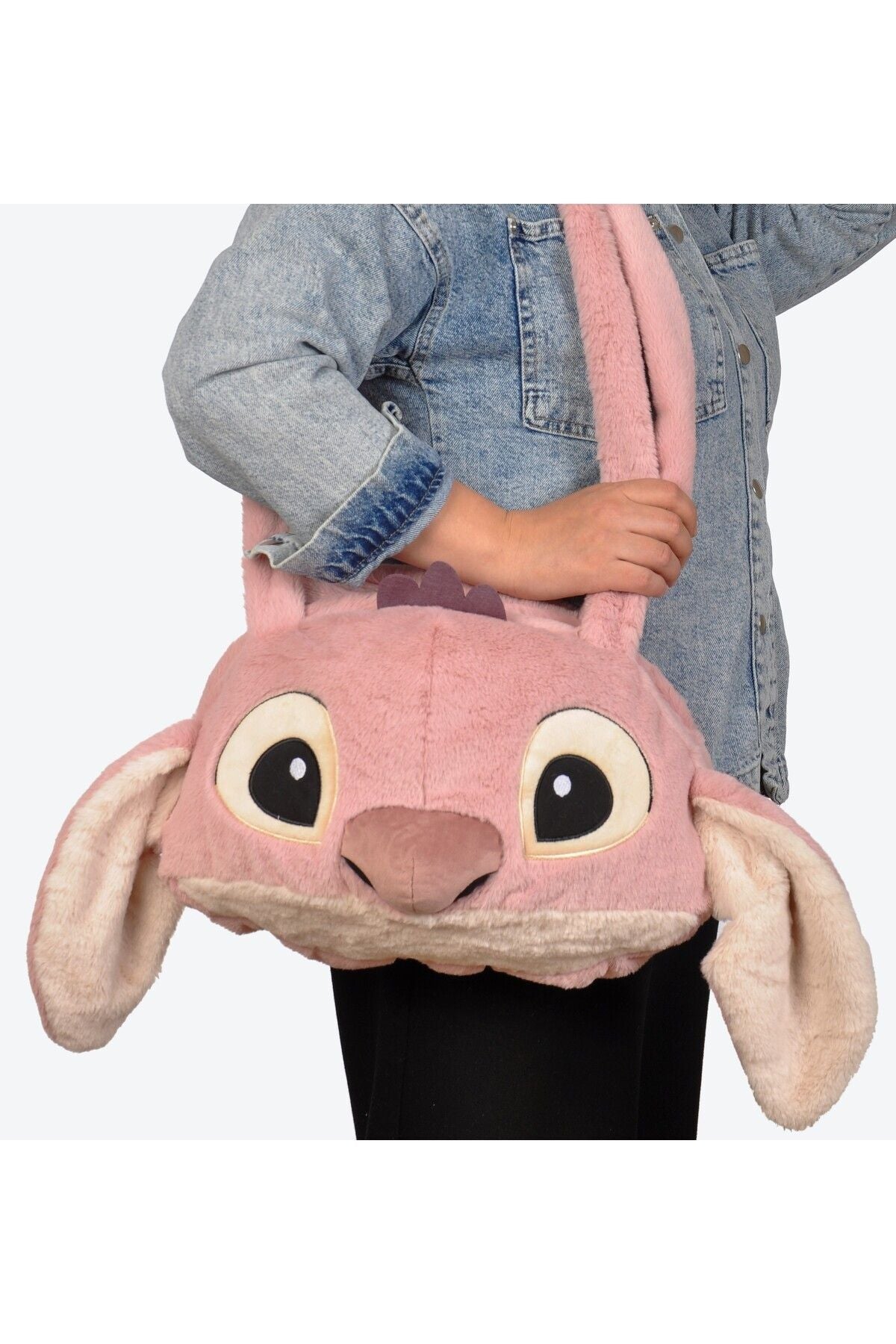 Stitch Peluş Çanta | 40 cm Omuz Çantası | Genç Kızlar İçin Trend Aksesuar