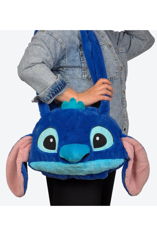 Stitch Peluş Çanta | 40 cm Omuz Çantası | Genç Kızlar İçin Trend Aksesuar